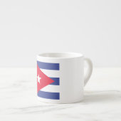 Cuba Vlag Embleem Espresso Kop (Voorkant rechts)