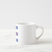 Cuba Vlag Embleem Espresso Kop (Rechts)