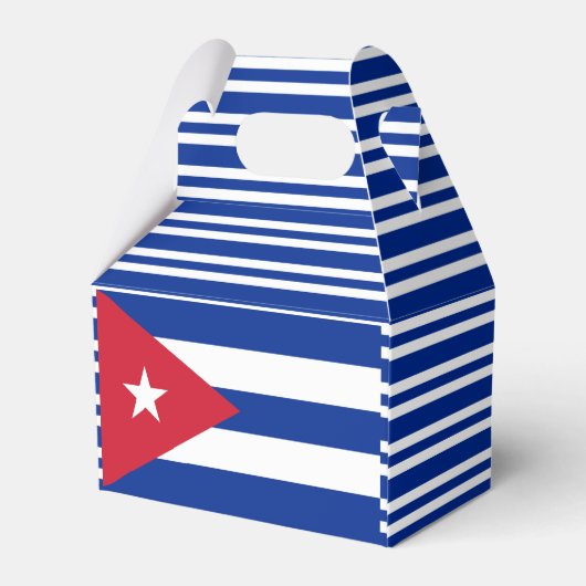 Cuba vlag Favor Box Bedankdoosjes (Achterkant)