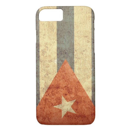 Cuba vlag - Grunge Case-Mate iPhone Case (Achterkant)