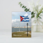 cuba vlag havana briefkaart (Staand voorkant)