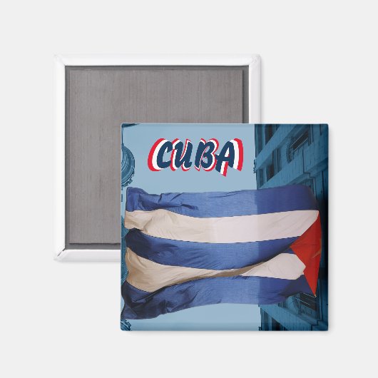 Cuba vlag magnet (Voorkant / Achterkant)
