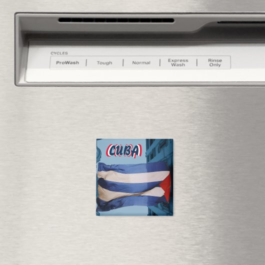Cuba vlag magnet (Insitu (Vaatwasser))