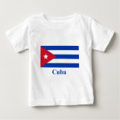 Cuba vlag met naam (Voorkant)