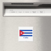Cuba Vlag met naam Magneet (Insitu (Vaatwasser))