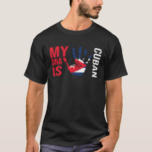 Cuba vlag mijn Cubaanse DNA Cuba vakantie Cuba T-shirt