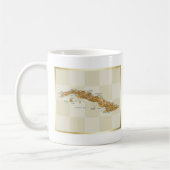 Cuba vlag + Mok kaart (Links)