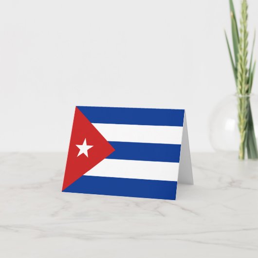 Cuba Vlag Notitiekaart (Voorkant)