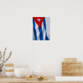 cuba vlag poster (Keuken)