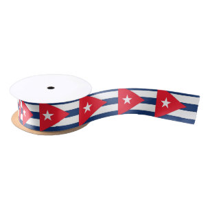 Cuba vlag Red Blue White Satijnen Lint