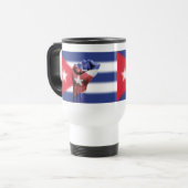 Cuba-vlag Reisbeker (Voorkant links)