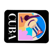 Cuba Vlag Salsa Magneet (Horizontaal)