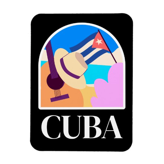 Cuba Vlag Salsa Magneet (Verticaal)
