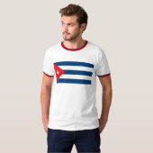 Cuba Vlag T-shirt (Voorkant volledig)