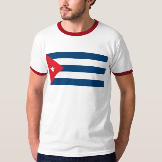 Cuba Vlag T-shirt (Voorkant)
