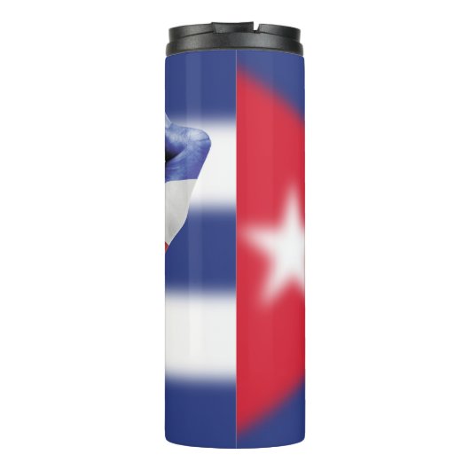 Cuba-vlag Thermosbeker (Achterkant)