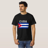 Cuba, vlag van Cuba T-shirt (Voorkant volledig)