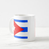 Cuba - vlag van hoge kwaliteit koffiemok (Voorkant links)