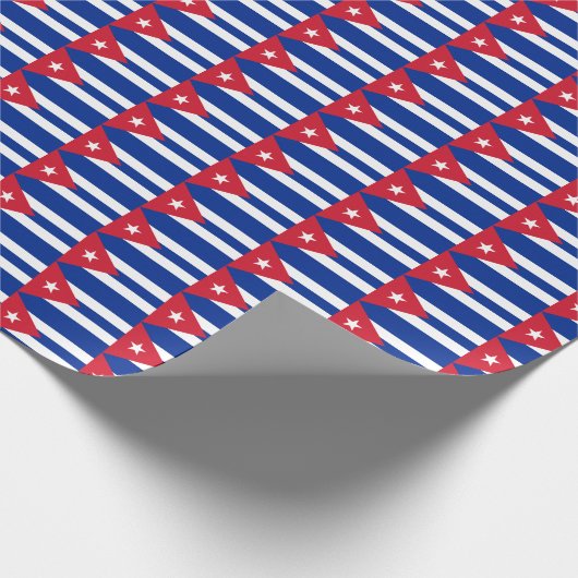 Cuba vlag Verpakkingspapier Cadeaupapier (Hoek)