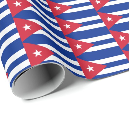 Cuba vlag Verpakkingspapier Cadeaupapier (Rol Hoek)