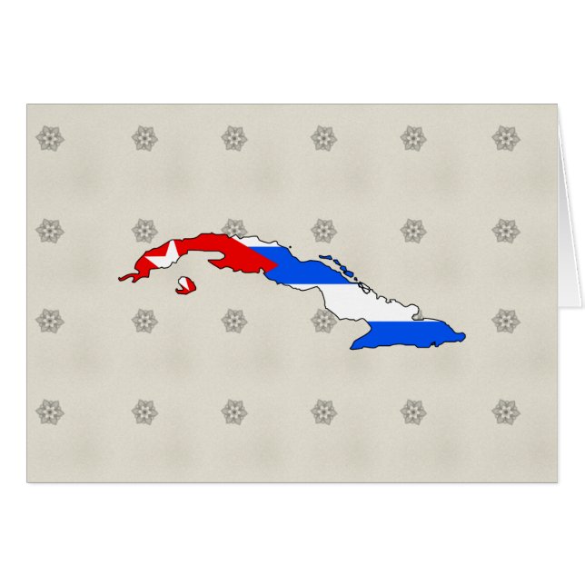 Cuba-vlag — volledige grootte (Voorkant Horizontaal)