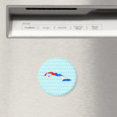 Cuba-vlag — volledige grootte magneet (Insitu (Vaatwasser))