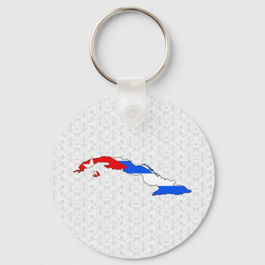 Cuba-vlag — volledige grootte sleutelhanger (Voorkant)