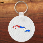 Cuba-vlag — volledige grootte sleutelhanger (Voorkant)