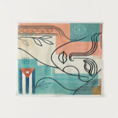 cuba vlag wandkleed (Voorkant (horizontaal))