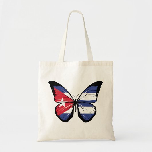 Cuba-vlindervlag Tote Bag (Voorkant)