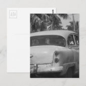 Cuba-wagen Briefkaart (Voorkant / Achterkant)