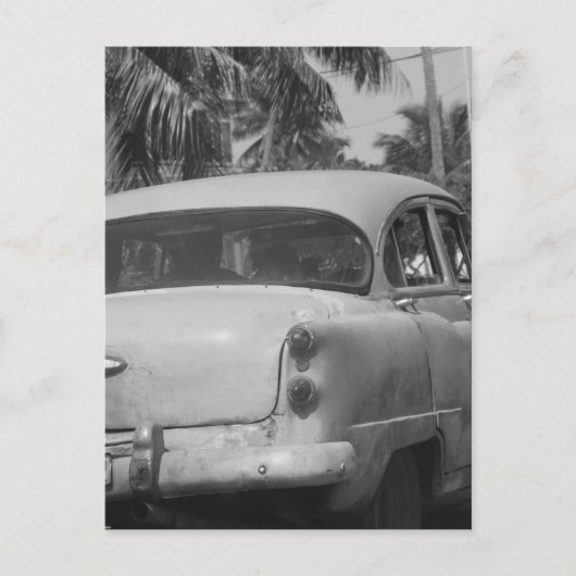 Cuba-wagen Briefkaart (Voorkant)