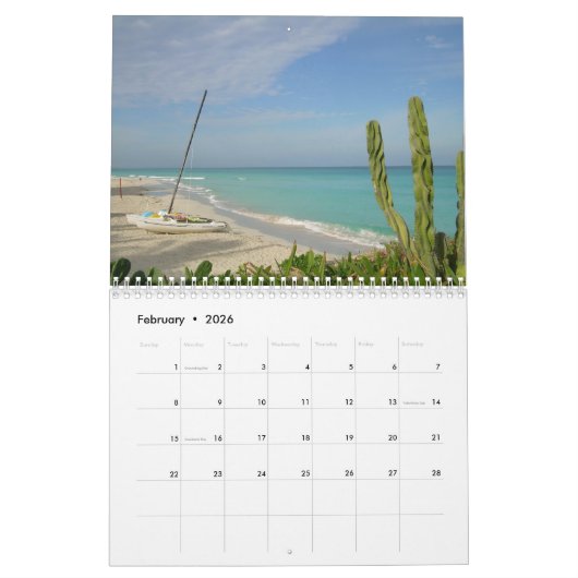 Cuba Wall Calendar Kalender (Feb 2026)