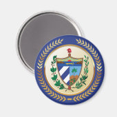 Cuba wapenschild magneet (Voorkant / Achterkant)