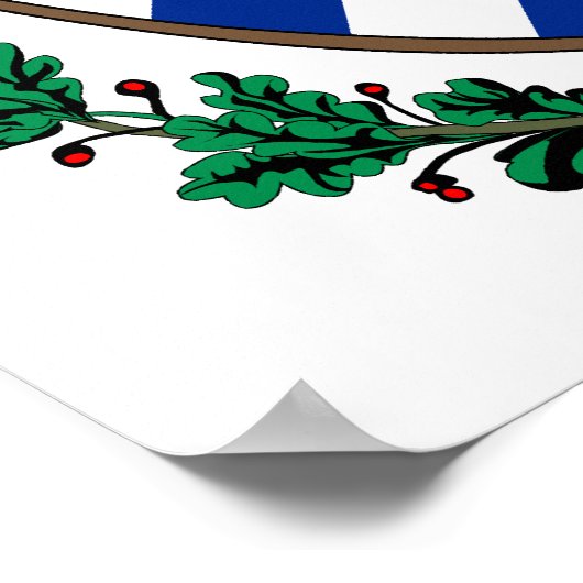 Cuba - wapenschild poster (Hoek)