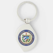 Cuba wapenschild sleutelhanger (Voorkant)