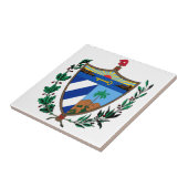 Cuba - wapenschild tegeltje (Zijkant)