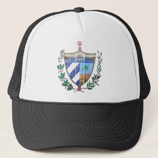 Cuba - wapenschild trucker pet (Voorkant)