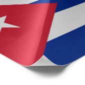 Cuba - Waver Flag - Poster (Hoek)
