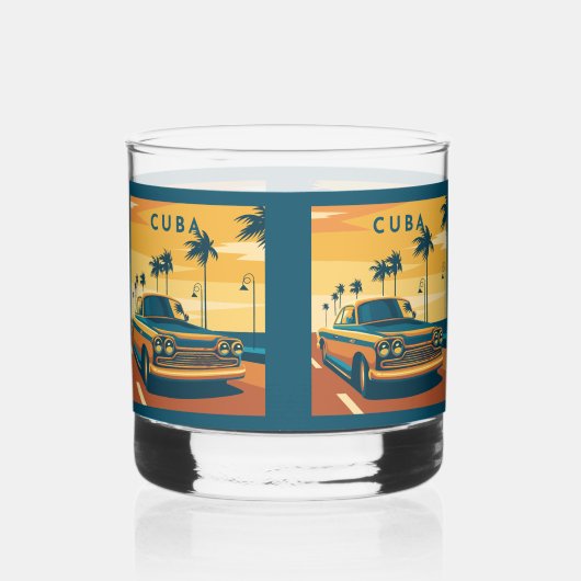 Cuba Whisky Glas (Achterkant)