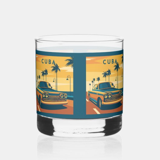 Cuba Whisky Glas (Links)