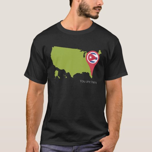 Cuba You are Her USA Cuban Pride 305 Miami Florida T-shirt (Voorkant)