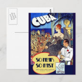  Cuba zo dichtbij zo snel nationale reisadvertenti Briefkaart (Voorkant / Achterkant)