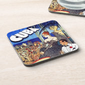  Cuba, zo dichtbij zo snel reizen Drankjes Onderzetter (Linkerzijde)