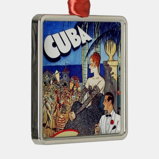  Cuba, zo dichtbij zo snel reizen Metalen Ornament (Rechts)