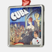  Cuba, zo dichtbij zo snel reizen Metalen Ornament (Links)