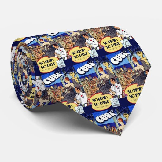  Cuba, zo dichtbij zo snel reizen Stropdas (Opgerold)