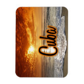 Cuba-zonsondergang Magneet (Verticaal)