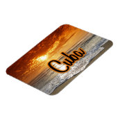 Cuba-zonsondergang Magneet (Linkerzijde)