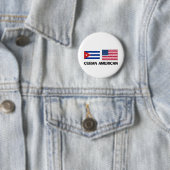 Cubaans-Amerikaans Ronde Button 5,7 Cm (In situ)